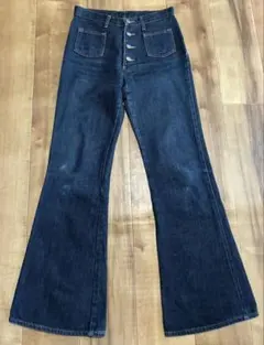 日本製ヴィンテージ wrangler ラングラーベルボトム デニムパンツ フレアのサムネイル