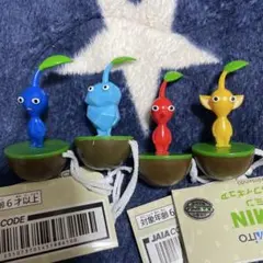 ピクミン　ゆらゆらフィギュア　起き上がりこぼし　4色セット　任天堂