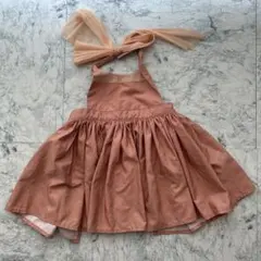 保育園　幼稚園　MARLMARL　お食事エプロン　bouquet 2 peony