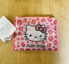 ピンク　しまむら　ハローキティ　レオパード柄　ショッピングバッグ　エコバッグ