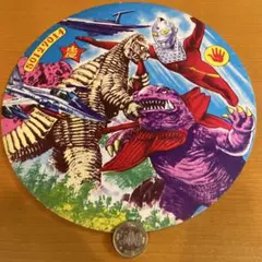 【極超大判　昭和40年代　レッドキング対ガボラ（ウルトラマン）】希少品　美品