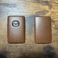 りゅうと様 マツダ純正 セレクティブキーシェル レザー ブラウン