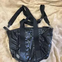 ZARA レディースブラック2 Way ショルダーバッグ