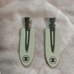 コ*ゴ様 シャネル　ヘアクリップ　ノベルティ　ベージュ