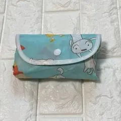 ガーゼハンカチ ユキエモン454 ハンドメイド(ペットボトルカバー