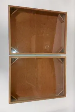 昆虫類 蛾 標本 4箱セット□大型標本箱 ドイツ箱 桐箱 展示