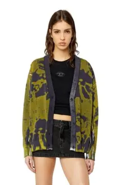 【美品】ディーゼル DIESEL カーディガン カモフラルーズ L相当のサムネイル