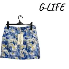『新品』♡G-LIFE デイジー花柄スカート　ゴルフウェア