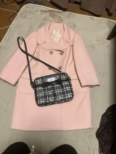 kate spade ピンク チェスターコート Mサイズ