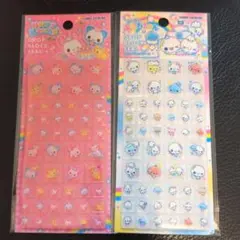 正規品◇ カミオジャパン　ぷくぷくあわわちゃん　ブロックシール　タイルシール