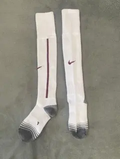 Nike サッカージュニアソックス ホワイト19-22