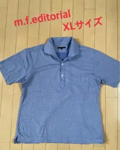 か*て様 m.f.editorial ポロシャツ XLサイズ ブルーのサムネイル
