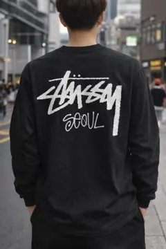 【美品】ラスト1点★ステューシー　ソウル　STUSSY ロング Tシャツ XL