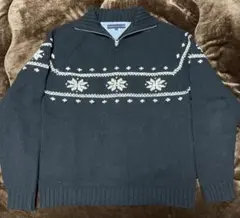 TOMY トミー　ジップアップセーター　ハーフジップ