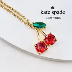 K828/kate spade/ゴールド ミニ チェリー ペンダントネックレスのサムネイル