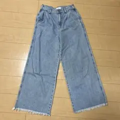 Discoat デニムパンツ ワイドパンツ ライトブルーのサムネイル
