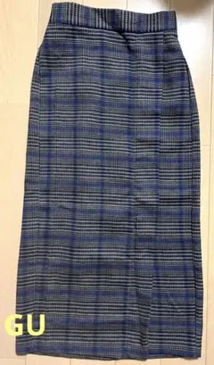 GU タイトスカート　チェック　サイズS