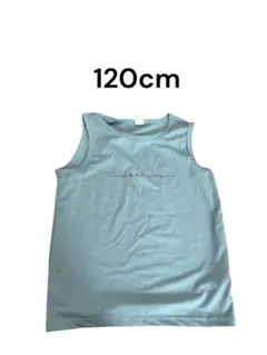 水色 ノースリーブタンクトップ 120cm