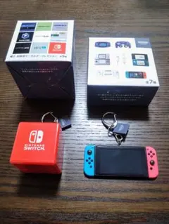 Nintendoミュージアム Switch ゲーム機・起動音キーホルダー セット