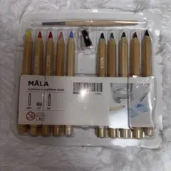 【新版未開封】IKEA mala イケア 子ども向け太め色鉛筆のサムネイル