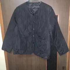 ブラック キルティングジャケット