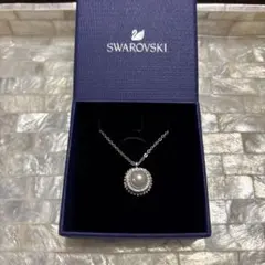 スワロフスキー　Swarovski クリスタルパール ネックレス