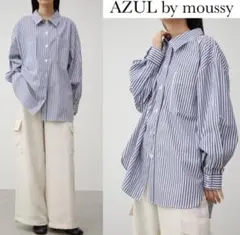AZUL by MOUSSY ストライプシャツ