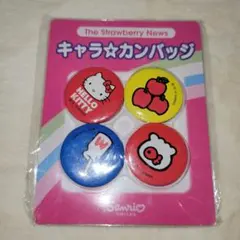 平成レトロ　サンリオ　缶バッチ　キティ　レア