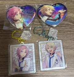 あんスタ 缶バッジ アクキー 白鳥藍良 桜河こはく