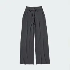UNIQLO ウォッシャブルリブニットパンツ　XL 訳あり商品