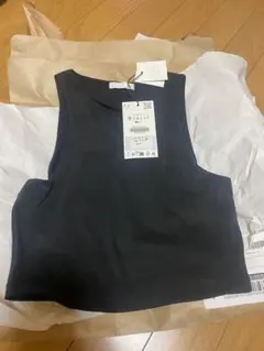 黒 ストレッチ タンクトップ Sサイズ