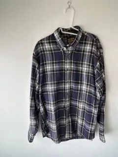 【希少・流行！】 古着Eddie Bauer長袖シャツ ネルシャツ L