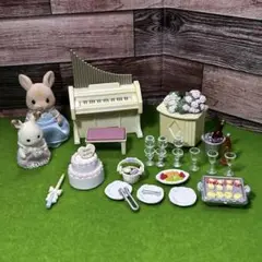 EPOCH - 【美品】【ミニミニお花の欠品あり】シルバニアファミリー＊森のウェディング 美品】【ミニミニお花の欠品あり】シルバニアファミリー＊森の