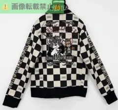 ＊VANSON×トムとジェリー 刺繍 チェック トラックジャケット M