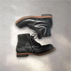 【本日最安値】Lee 本革 レザーブーツ　ブラック　アメカジ　ワーク風