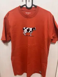Carhartt 牛イラスト 半袖Tシャツ Sのサムネイル