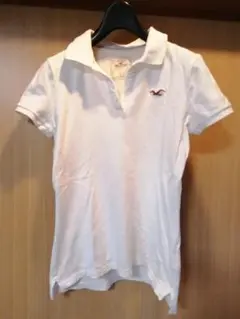 Hollister ホワイト ポロシャツ Sサイズのサムネイル