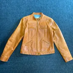 J.CREW レザージャケット S J.CREW レザー ジャケット カーコート ダークブラウン系 L J