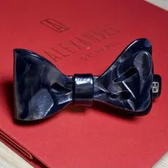 ALEXANDRE DE PARIS バレッタ リボン ブラックのサムネイル