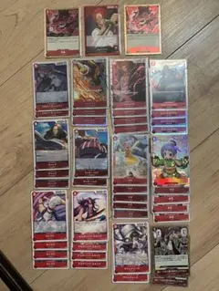 ワンピースカード　赤シャンクスデッキ　デッキパーツ　赤デッキ　ワンピカード