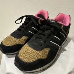 adidas NEO レオパード柄ヒョウ柄スニーカー23.5アディダスレディース