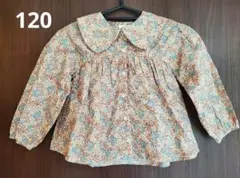 tete a tete バースデイ 花柄 ブラウス 長袖 うさ耳 120 キッズ