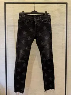 新品未使用】valabasas ブラックフレアラインストーンデニム30 - メルカリ