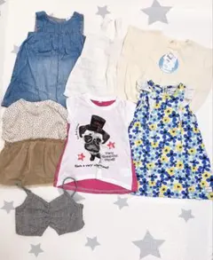 【新品有】90サイズ 夏服　7点セット ZARA GAP 等のサムネイル