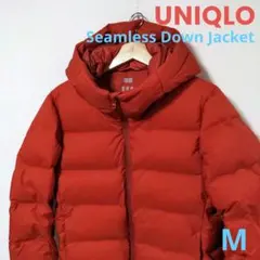 UNIQLO ユニクロ シームレスダウンパーカー レッド M