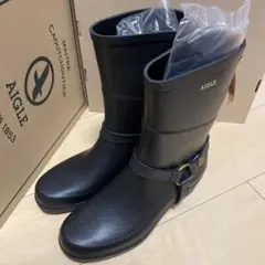 【新品】エーグル ミスジュリー レインブーツ ラバーブーツ ミディアム丈