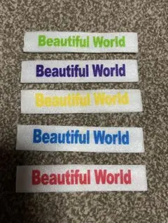 嵐　ライブ　Beautiful World落下物　緑紫黄青赤