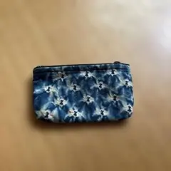 藍染め風 小銭入れ コインケース