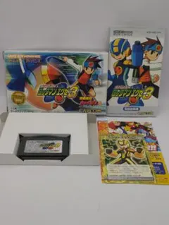 ロックマンエグゼ3□箱、説明書、カードダス、ソフトのセット　アドバンス
