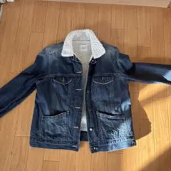 ボア裏地付きデニムジャケット